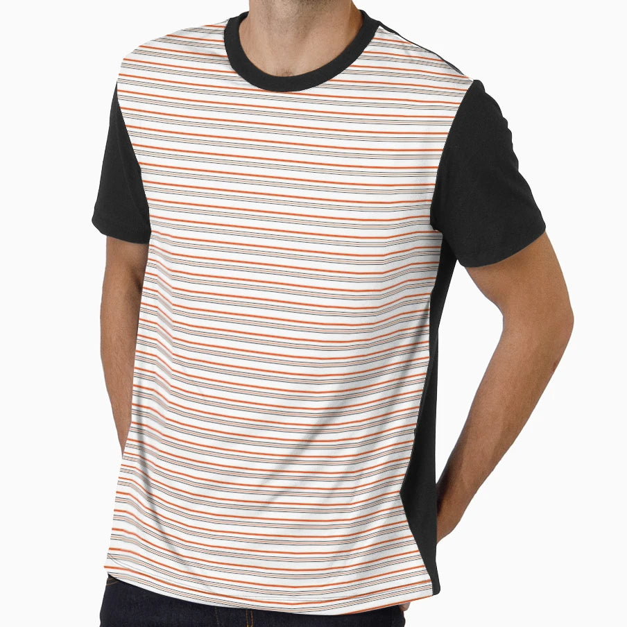Flyers Candy Cane Orange Black Socks T-Shirt - Graphic Print for Adults - T-Shirt, Sweatshirt, Hoodie