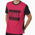 Straight Outta Chicago Basketball T-Shirt - Novelty Apparel for Adults - T-Shirt, Sweatshirt, Hoodie