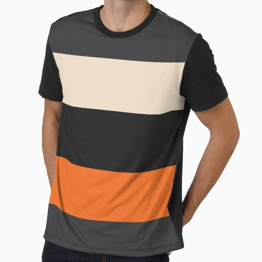 Multicolor Stripes T-Shirt - Unique Graphic for Adults - T-Shirt, Sweatshirt, Hoodie