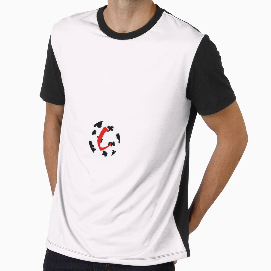 Red Letter C Cow Circle T-Shirt - Novelty Apparel for Adults - T-Shirt, Sweatshirt, Hoodie