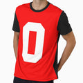 Number 0 Sports Red T-Shirt - Novelty Apparel Men Women - T-Shirt, Sweatshirt, Hoodie