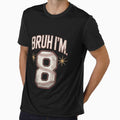 Bruh 8Th Birthday Baseball Bruh Im 8 T-Shirt - Trendy Graphic Men Women - T-Shirt, Sweatshirt, Hoodie