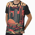 Digital Pop Art Travel Houston Texas T-Shirt - Graphic Print for Adults - T-Shirt, Sweatshirt, Hoodie