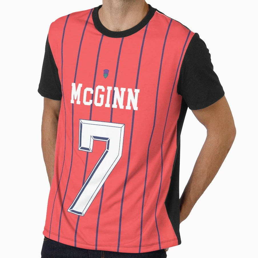 Scotland Away 26 27 Mcginn World Cup 2026 T-Shirt - Streetwear Style Unisex - T-Shirt, Sweatshirt, Hoodie