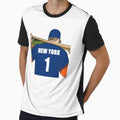 New York Orange Baseball Jersey Number T-Shirt - Trendy Graphic for Adults - T-Shirt, Sweatshirt, Hoodie