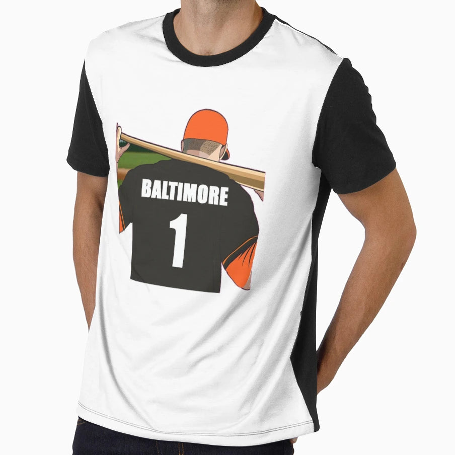 Baltimore Baseball Jersey Number T-Shirt - Casual Everyday Wear Men Women - T-Shirt, Sweatshirt, Hoodie