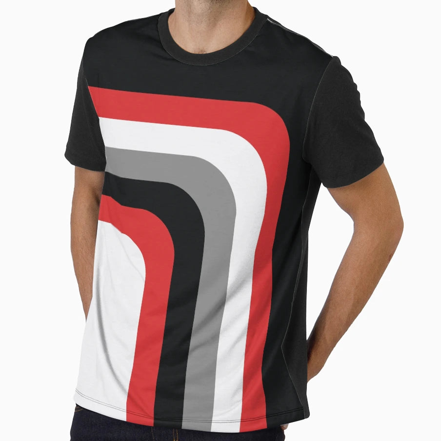 Abstract Geometric Pattern T-Shirt - Graphic Print Men Women - T-Shirt, Sweatshirt, Hoodie