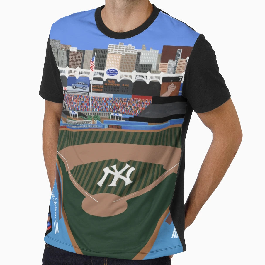 Sport Team Stadium Art New York Baseball T-Shirt - Unique Graphic Unisex - T-Shirt, Sweatshirt, Hoodie