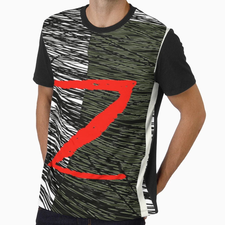 Red Z T-Shirt - Graphic Print for Adults - T-Shirt, Sweatshirt, Hoodie