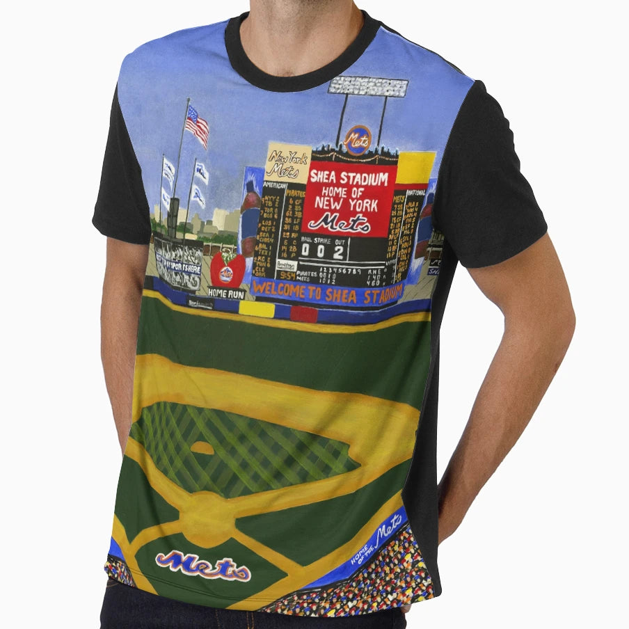 Sport Team Stadium Art New York T-Shirt - Casual Everyday Wear for Adults - T-Shirt, Sweatshirt, Hoodie
