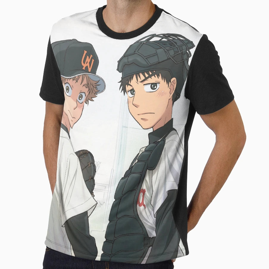 Mihashi Ren And Abe Takaya T-Shirt - Trendy Graphic Unisex - T-Shirt, Sweatshirt, Hoodie