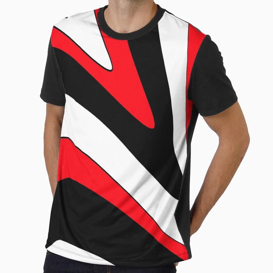 Abstract Pattern Red T-Shirt - Novelty Apparel for Adults - T-Shirt, Sweatshirt, Hoodie
