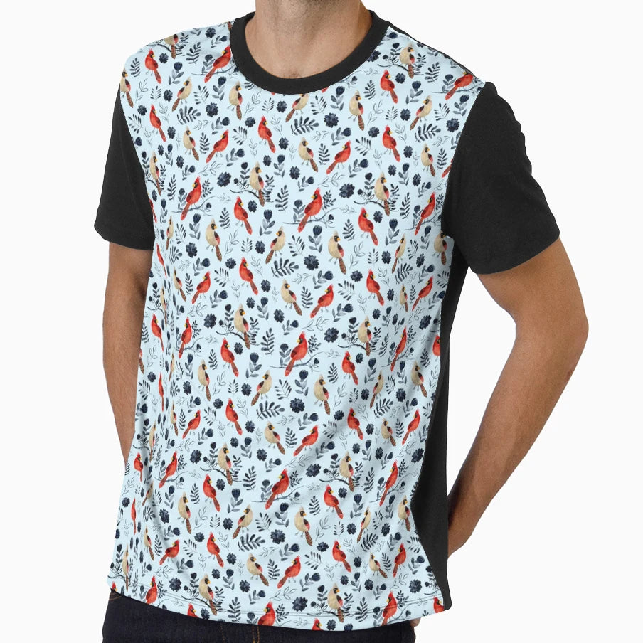 Cardinals Appear When Angels Are T-Shirt - Casual Everyday Wear Men Women - T-Shirt, Sweatshirt, Hoodie