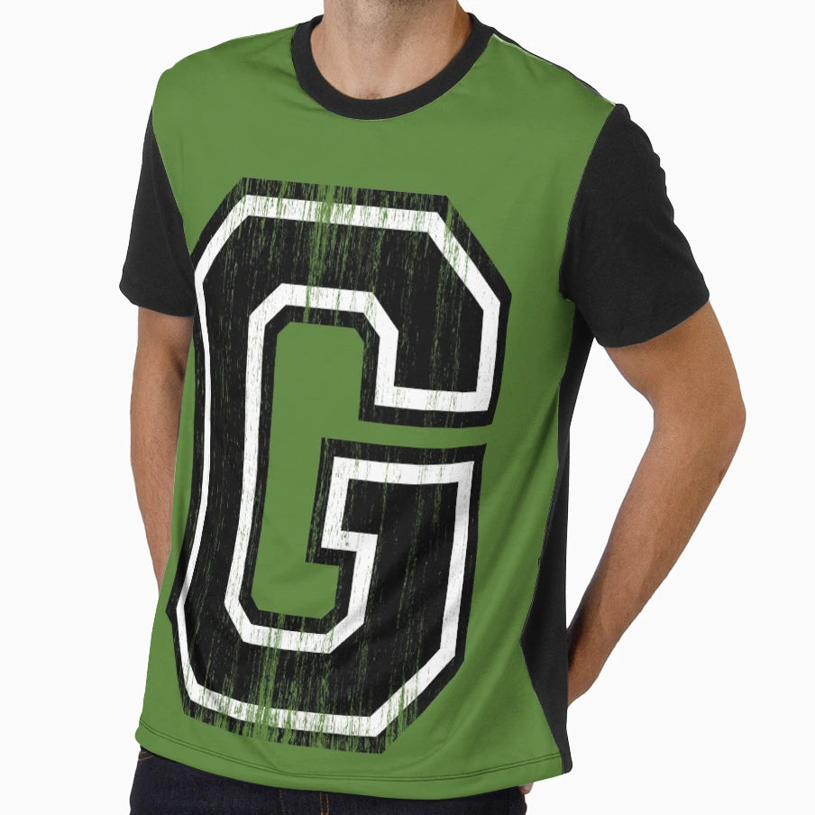 Big Varsity Letter G T-Shirt - Custom Art Print Unisex - T-Shirt, Sweatshirt, Hoodie
