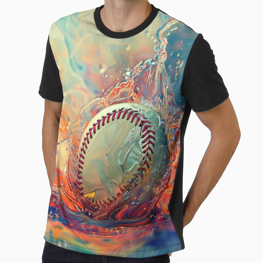 Baseball Abstract T-Shirt - Novelty Apparel Unisex - T-Shirt, Sweatshirt, Hoodie