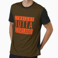 Straight Outta Cleveland Football T-Shirt - Novelty Apparel Men Women - T-Shirt, Sweatshirt, Hoodie