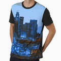 Los Angeles Skyline T-Shirt - Custom Art Print Men Women - T-Shirt, Sweatshirt, Hoodie