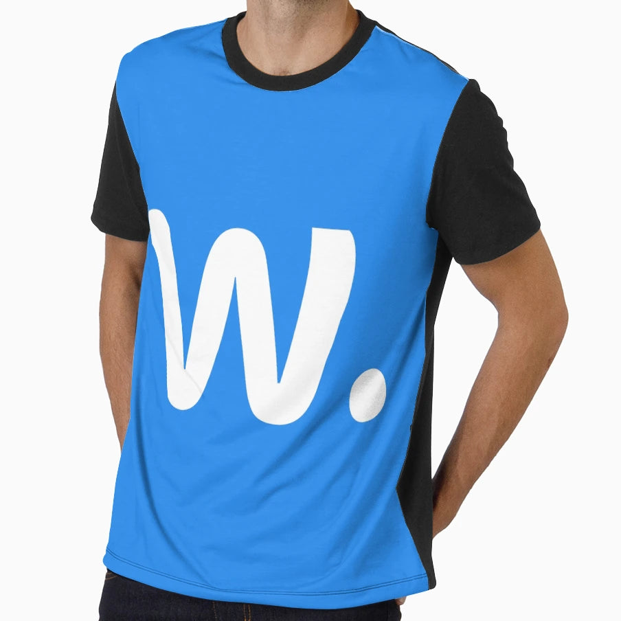 Winfakt Logo Full Blue T-Shirt - Aesthetic Graphic Men Women - T-Shirt, Sweatshirt, Hoodie