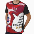 I Will Die My Country Philadelphia T-Shirt - Fun Novelty Design Unisex - T-Shirt, Sweatshirt, Hoodie