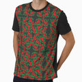 Lala Bird Doodle Red T-Shirt - Streetwear Style for Adults - T-Shirt, Sweatshirt, Hoodie