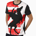 Zorro Fan Artwork Victory Red Smoke T-Shirt - Graphic Print for Adults - T-Shirt, Sweatshirt, Hoodie