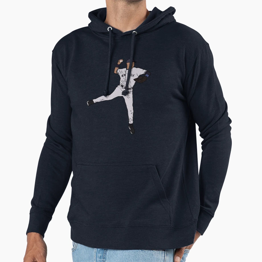Derek Jeter Jump Throw Hoodie - Novelty Apparel Men Women - T-Shirt, Sweatshirt, Hoodie