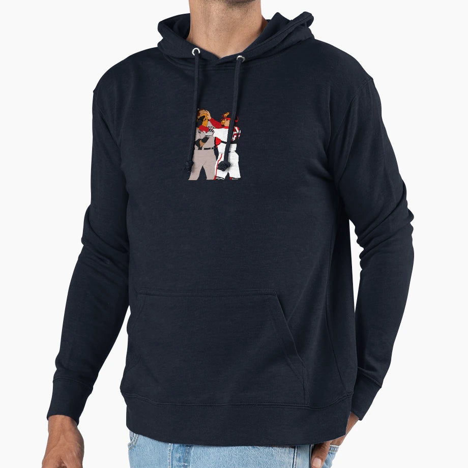 Jason Varitek Alex Rodriguez Brawl Hoodie - Novelty Apparel Men Women - T-Shirt, Sweatshirt, Hoodie