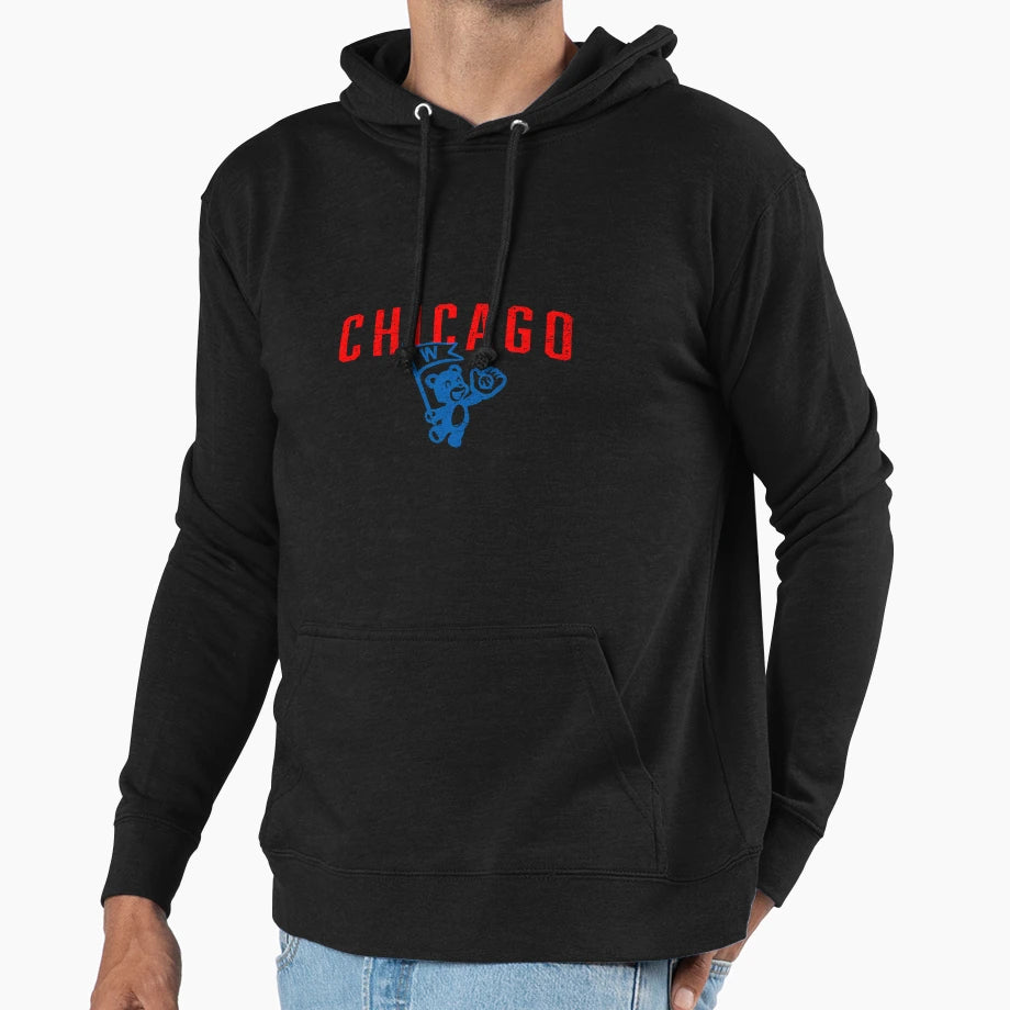 Chicago Hoodie - Minimalist Print Men Women - T-Shirt, Sweatshirt, Hoodie