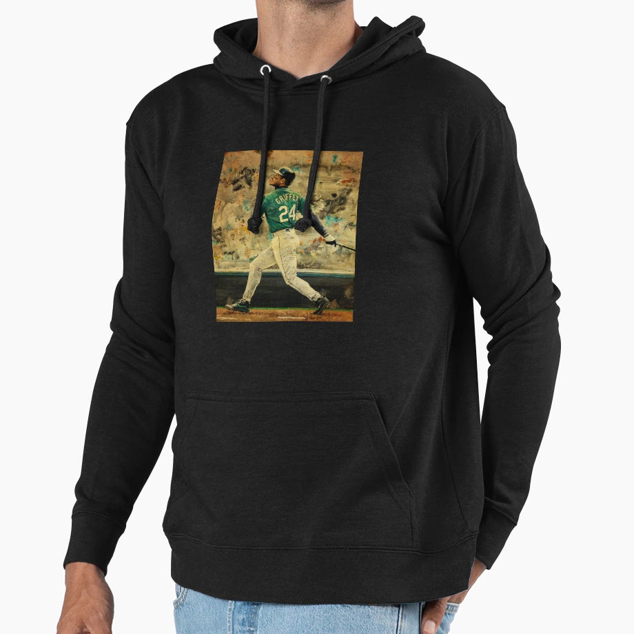 Ken Griffey Jr Retrocolor Hoodie - Unique Graphic Unisex - T-Shirt, Sweatshirt, Hoodie