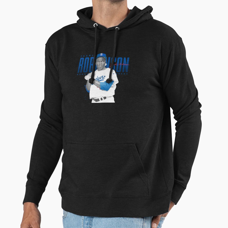 Jackie Robinson Hoodie - Streetwear Style Men Women - T-Shirt, Sweatshirt, Hoodie
