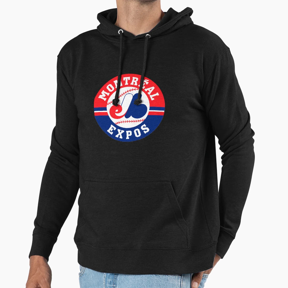 Mlb Logo Montreal Expos Hoodie - Aesthetic Graphic Men Women - T-Shirt, Sweatshirt, Hoodie