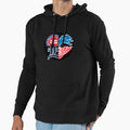 Detroit Sports Quad Hoodie - Unique Graphic for Adults - T-Shirt, Sweatshirt, Hoodie
