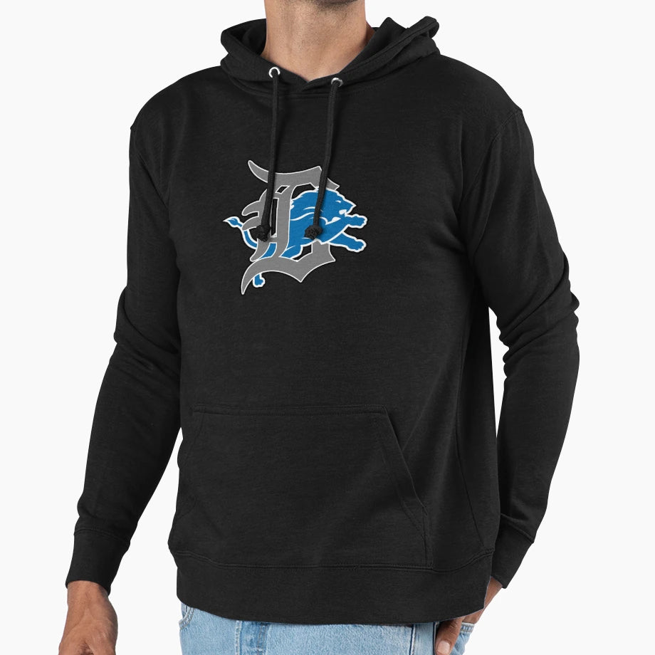 Detroit Lions Hoodie - Novelty Apparel for Adults - T-Shirt, Sweatshirt, Hoodie