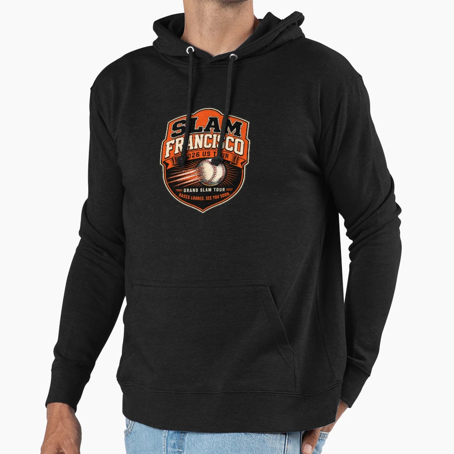 Slam Francisco 2026 Us Tour Hoodie - Graphic Print Unisex - T-Shirt, Sweatshirt, Hoodie
