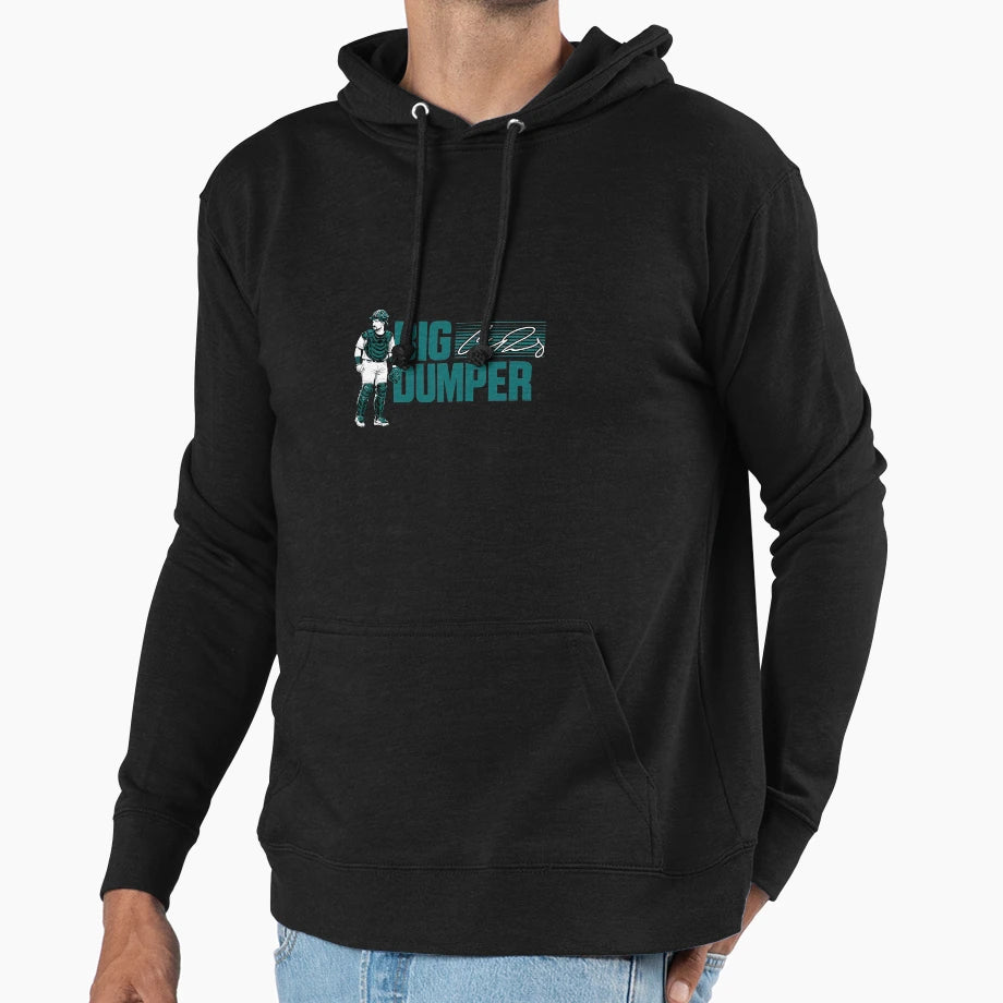 Big Dumper Seattle Baseball Hoodie - Minimalist Print for Adults - T-Shirt, Sweatshirt, Hoodie