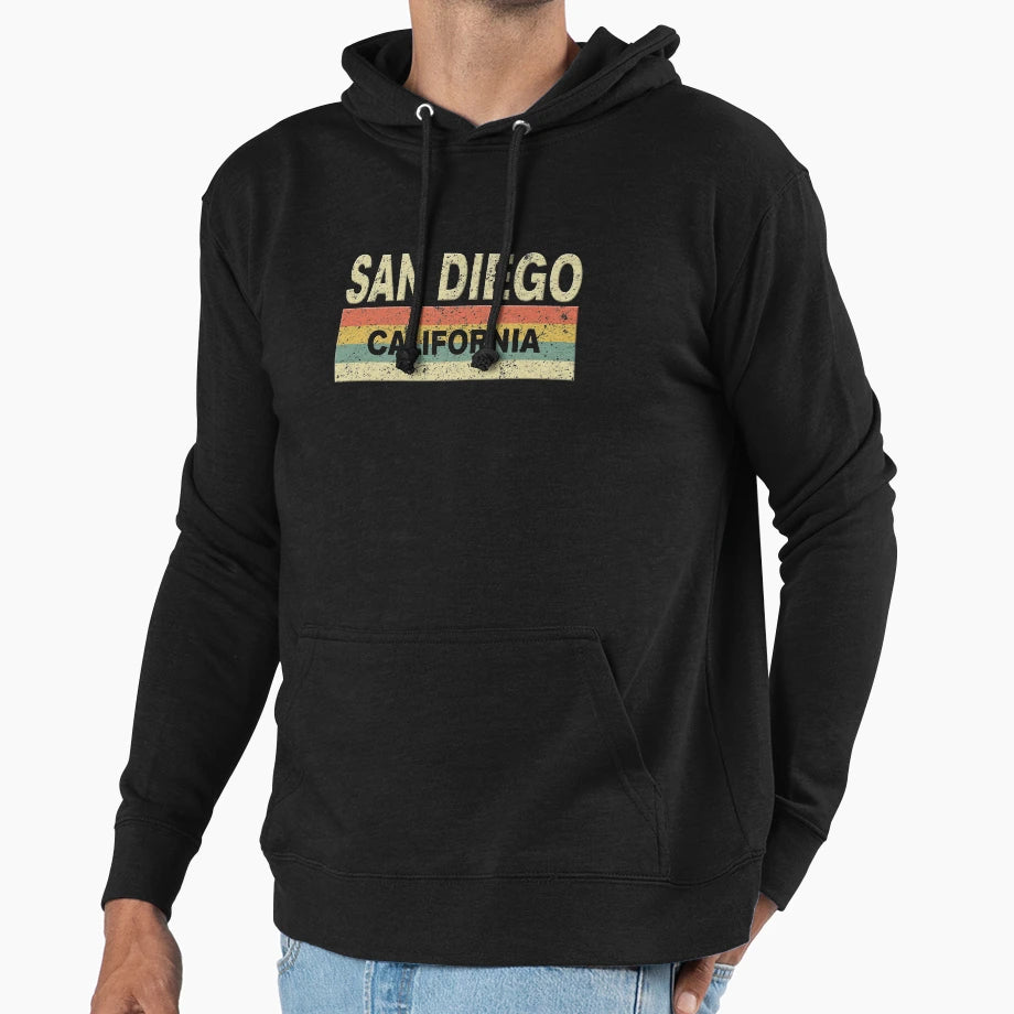 San Diego California Hoodie - Streetwear Style Unisex - T-Shirt, Sweatshirt, Hoodie