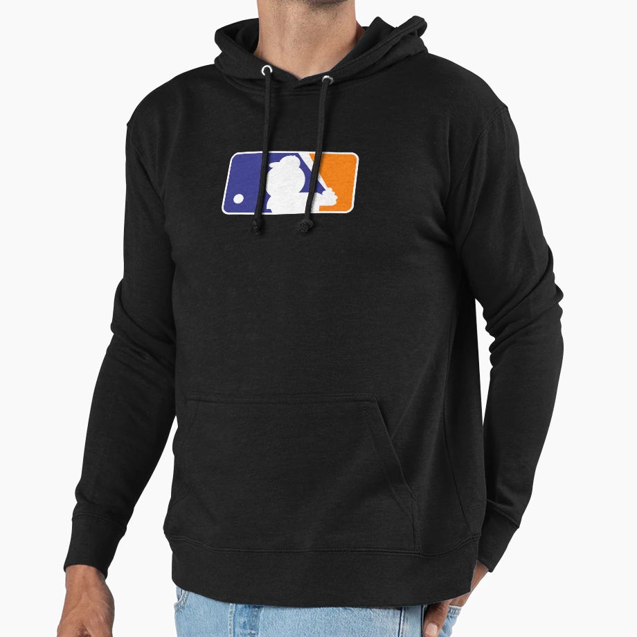 Mr Met Baseball League Logo Hoodie - Aesthetic Graphic for Adults - T-Shirt, Sweatshirt, Hoodie
