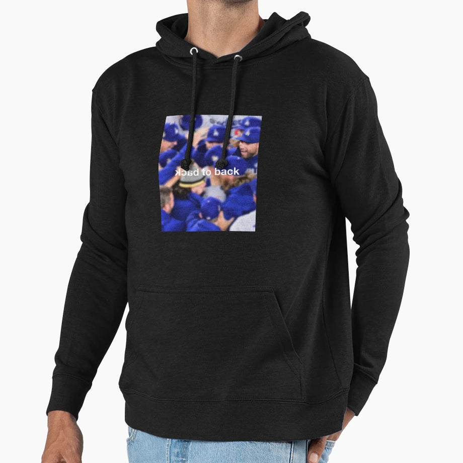 Complex Sports La Dodgers Back To Back Hoodie - Custom Art Print Men Women - T-Shirt, Sweatshirt, Hoodie
