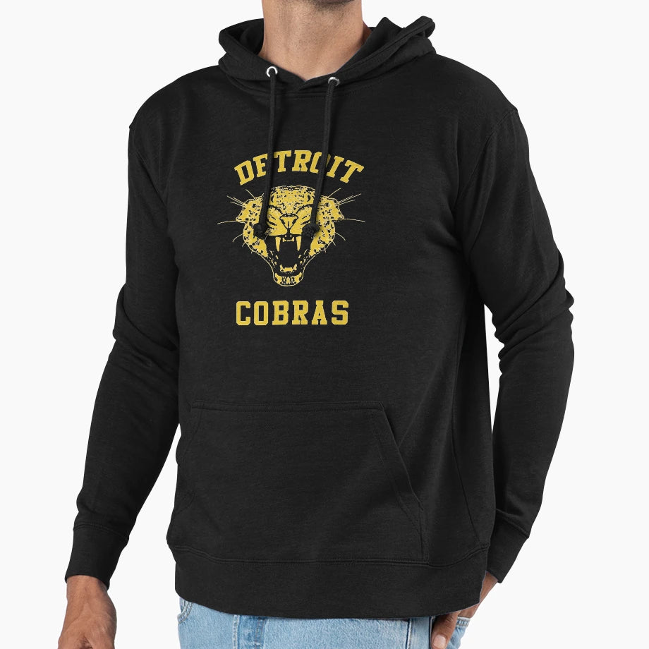 Detroit Cobras Hoodie - Streetwear Style Men Women - T-Shirt, Sweatshirt, Hoodie