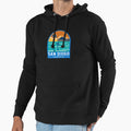 San Diego California Travel Art Emblem Hoodie - Streetwear Style Men Women - T-Shirt, Sweatshirt, Hoodie