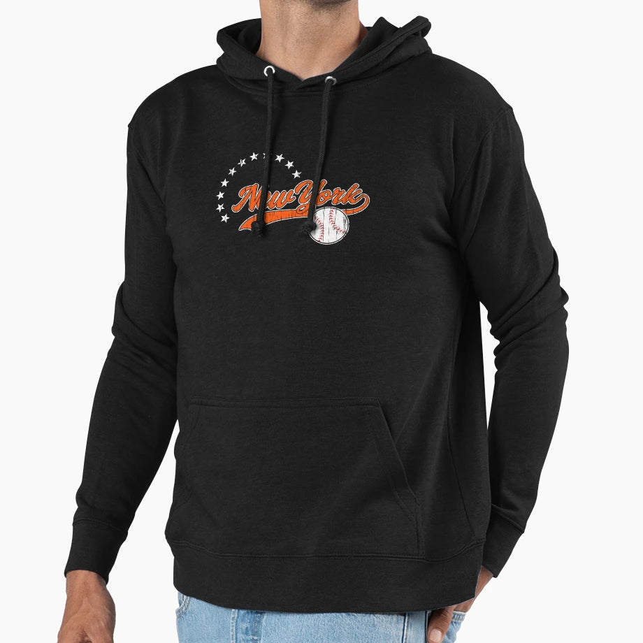 New York Baseball Lover Met Hoodie - Trendy Graphic for Adults - T-Shirt, Sweatshirt, Hoodie