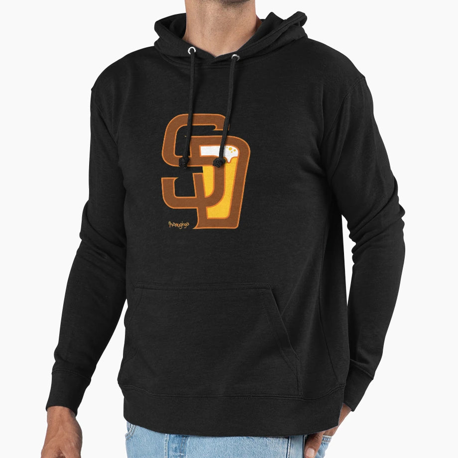 San Diego Baseball Beer Hoodie - Unique Graphic Men Women - T-Shirt, Sweatshirt, Hoodie