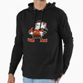 Cleveland Browns Brownie Elf Logo Hoodie - Minimalist Print Men Women - T-Shirt, Sweatshirt, Hoodie