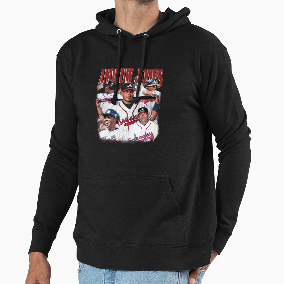 Andruw Jones Hoodie - Trendy Graphic for Adults - T-Shirt, Sweatshirt, Hoodie