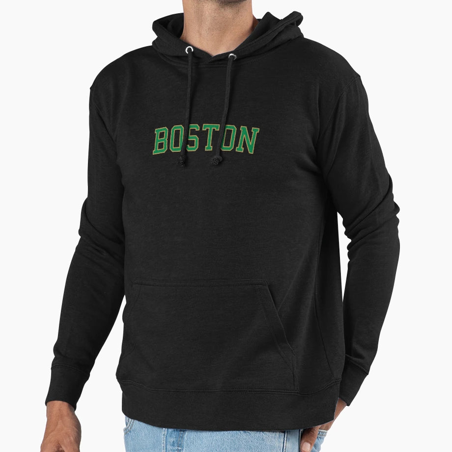 Boston College Sports Font Hoodie - Trendy Graphic for Adults - T-Shirt, Sweatshirt, Hoodie