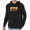 Dodger Stadium Sunset Downtown Los Hoodie - Trendy Graphic Men Women - T-Shirt, Sweatshirt, Hoodie