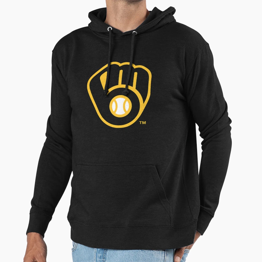 Milwaukee B R E W E R S Logo Hoodie - Streetwear Style Unisex - T-Shirt, Sweatshirt, Hoodie