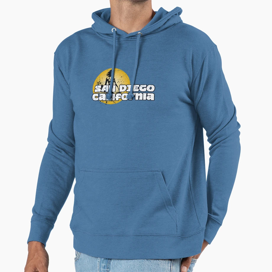 San Diego California Hoodie - Aesthetic Graphic Unisex - T-Shirt, Sweatshirt, Hoodie