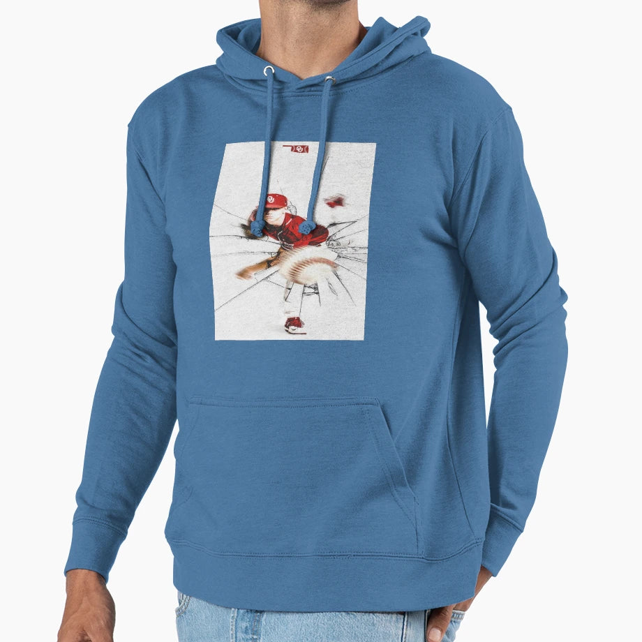 Baseball Bat And Ball Hoodie - Minimalist Print Unisex - T-Shirt, Sweatshirt, Hoodie