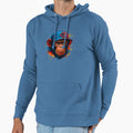 Chimp Baseball Cap Hoodie - Graphic Print Unisex - T-Shirt, Sweatshirt, Hoodie